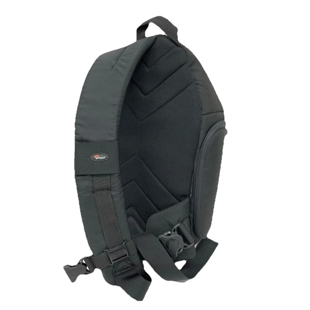 Black Lowepro Slingshot 100 AW Camera Bag Backpack Over the Shoulder Sling Bag